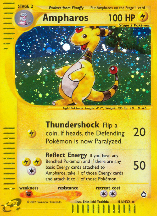 E-Series Aquapolis Holo Ampharos #H1/H32
